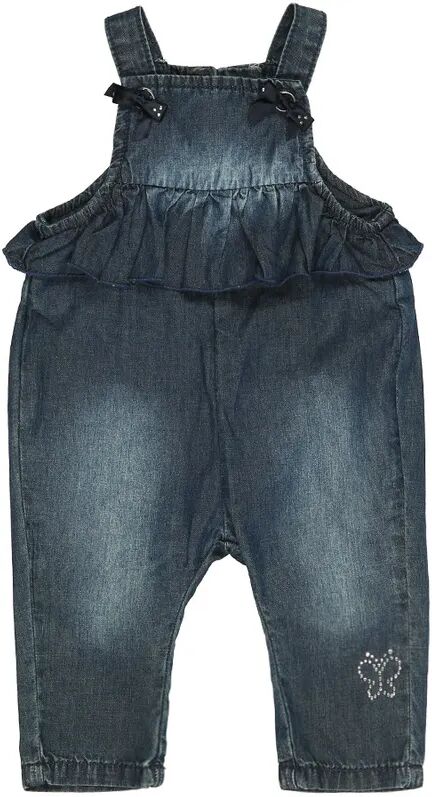 minibanda Jeans-Latzhose KLEINER SCHMETTERLING in denim