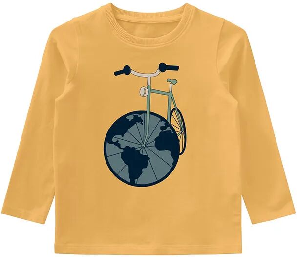 name it Langarmshirt NMMVUX – WORLD in golden apricot