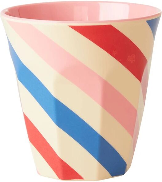 rice Melamin-Becher CANDY STRIPES medium