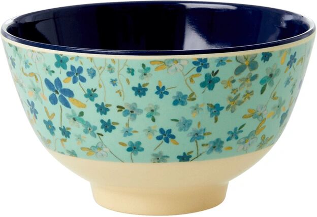 rice Melamin-Schale BLUE FLORAL SMALL in hellblau/blau