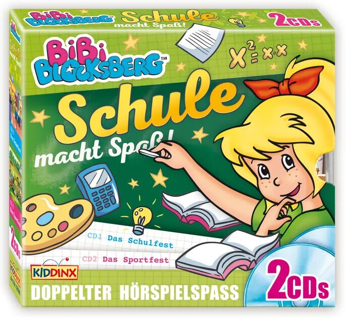 Kiddinx Media Bibi Blocksberg - Schule macht Spaß, 2 Audio-CDs