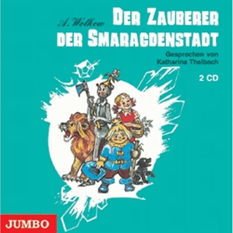 Jumbo Neue Medien Der Zauberer der Smaragdenstadt, 2 Audio-CDs