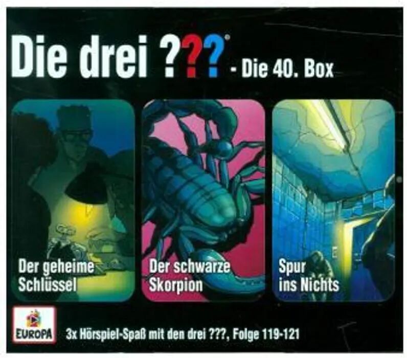 Miller Sonstiges Wortprogramm Die drei ???- Die 40. Box (Folgen 119-121) (3 CDs)