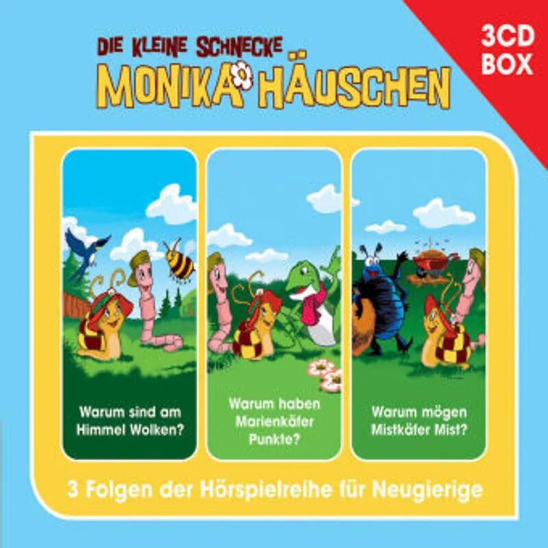 UNIVERSAL MUSIC Die kleine Schnecke Monika Häuschen, Hörspielbox, 3 Audio-CDs