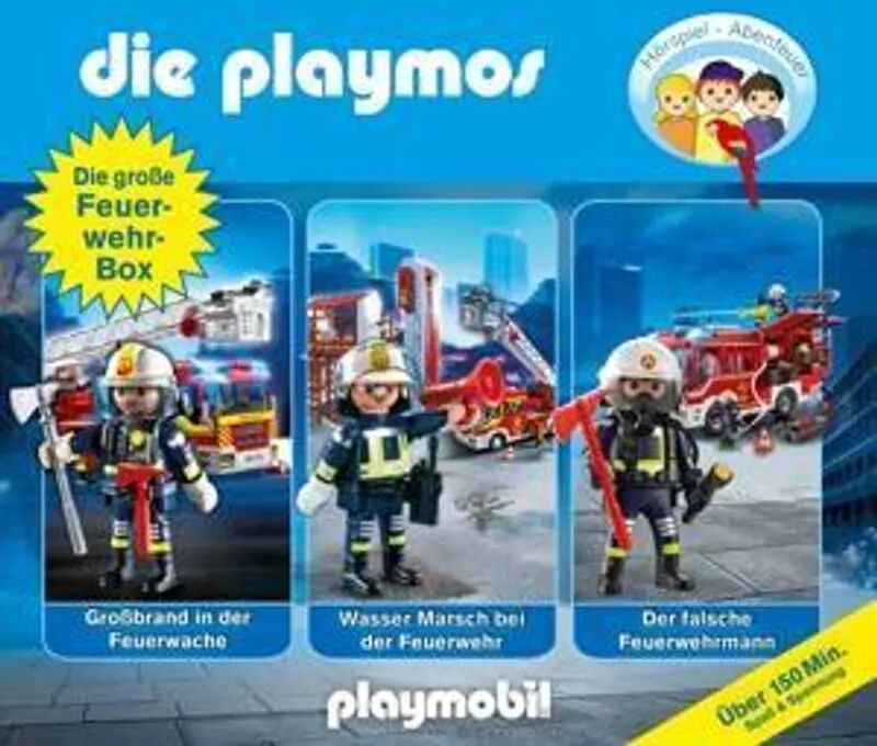 Edel Music & Entertainment CD / DVD Die Playmos - Die große Feuerwehr-Box, 3 Audio-CD