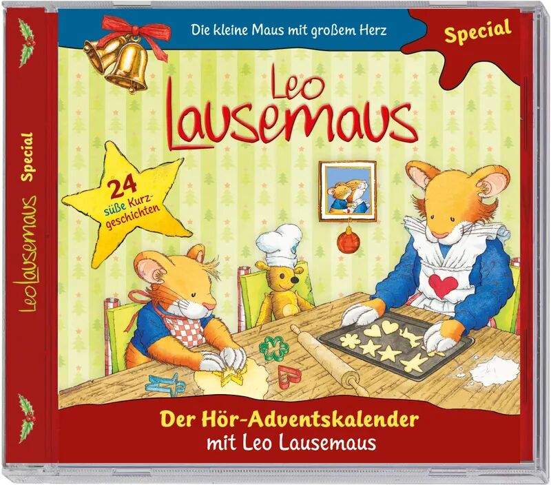 Kiddinx Media Leo Lausemaus - Der Hör-Adventskalender, 1 Audio-CD