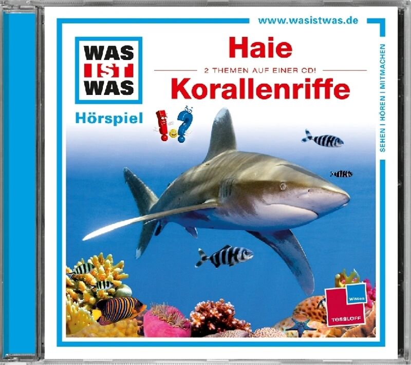 Tessloff WAS IST WAS Hörspiel: Faszination Haie/ Korallenriffe, 1 Audio-CD