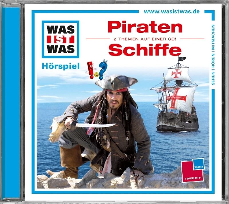 Tessloff WAS IST WAS Hörspiel: Welt der Piraten / Schiffe, 1 Audio-CD