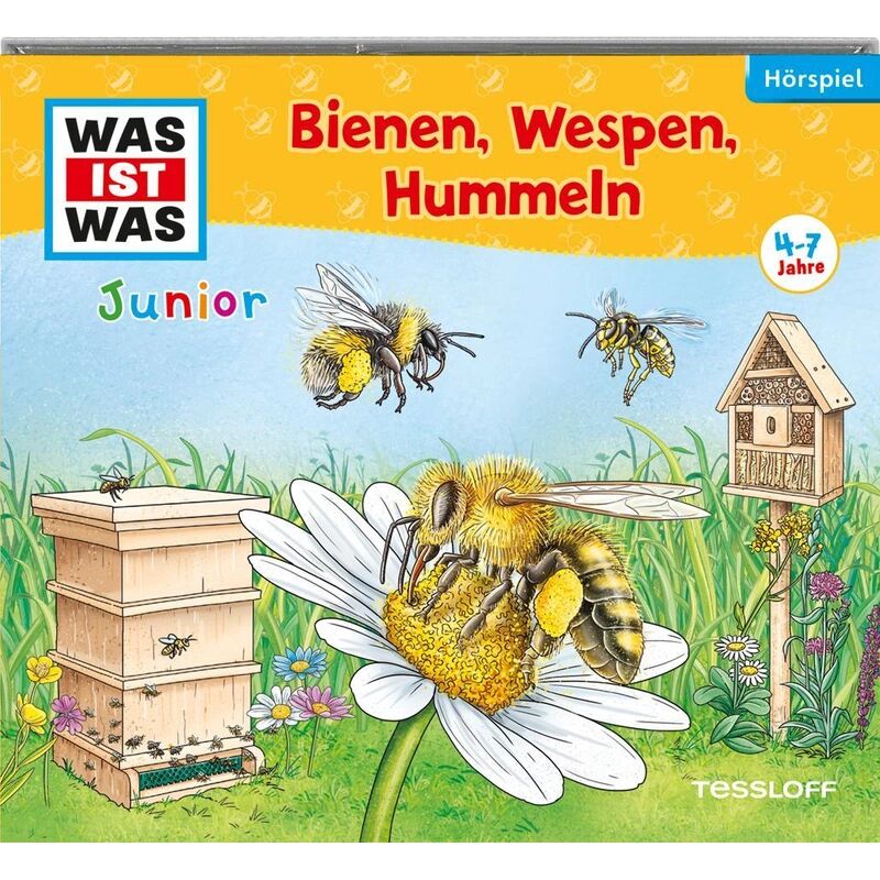 Tessloff WAS IST WAS Junior Hörspiel: Bienen, Wespen, Hummeln, 1 Audio-CD