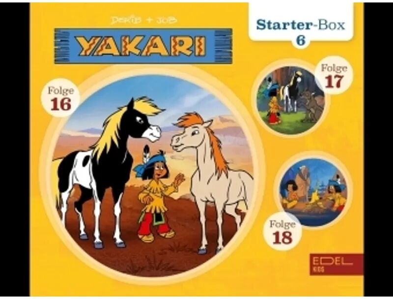 Edel Music & Entertainment CD / DVD Yakari - Starter-Box, 3 Audio-CD