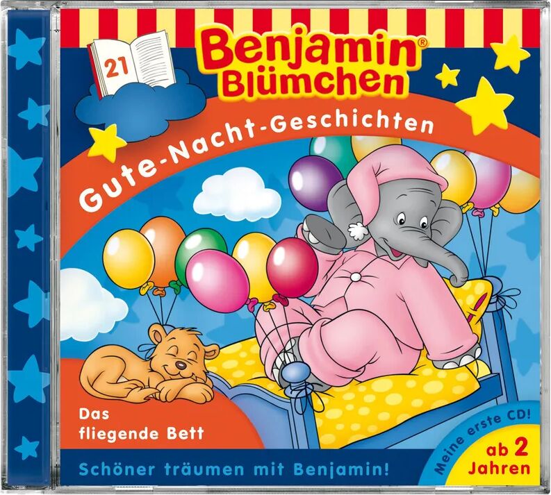 Kiddinx Media Benjamin Blümchen, Gute-Nacht-Geschichten - Das fliegende Bett, Audio-CD