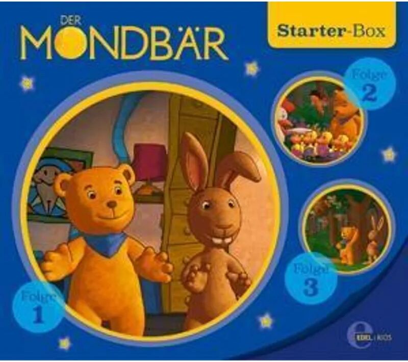 Edel Music & Entertainment CD / DVD Der Mondbär - Starter-Box, 3 Audio-CD