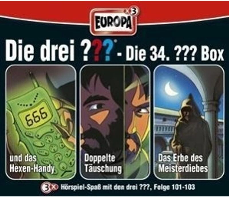 Pelikan Die drei ??? - Die 34. Box (3 CDs)