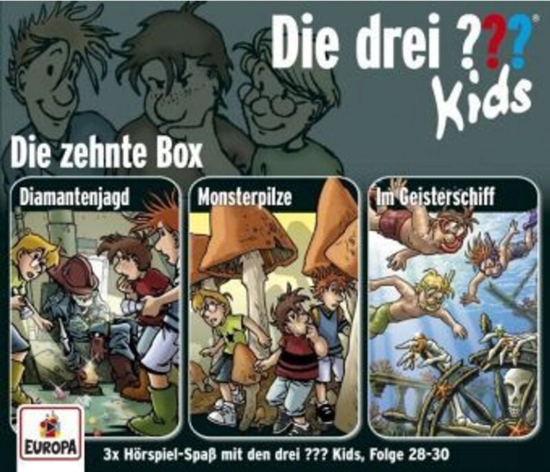 United Die drei ???-Kids - Die zehnte Box, 3 CDs, Folgen 28-30)