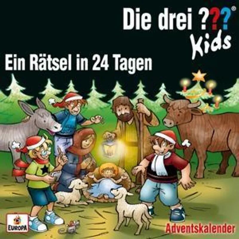 United Die drei ??? Kids - Ein Rätsel in 24 Tagen, 3 Audio-CDs