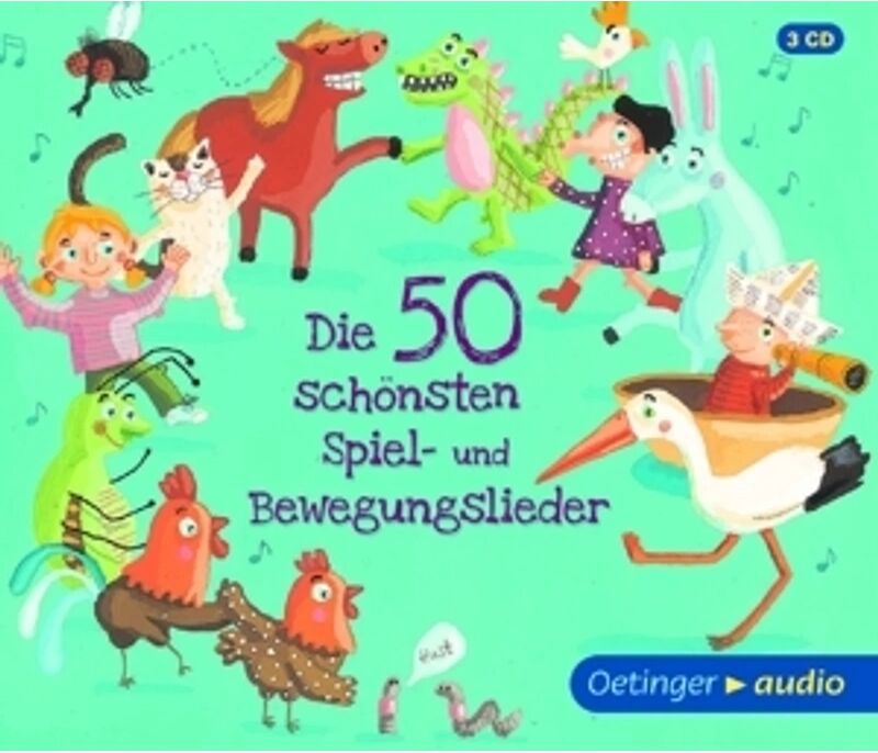 Oetinger Audio Hörspiel Lieder-CD: Die 50 schönsten Spiel- und Bewegungslieder