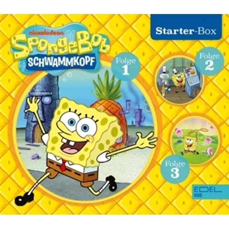 Edel Music & Entertainment CD / DVD SpongeBob Schwammkopf-Starter-Box, 3 Audio-CD