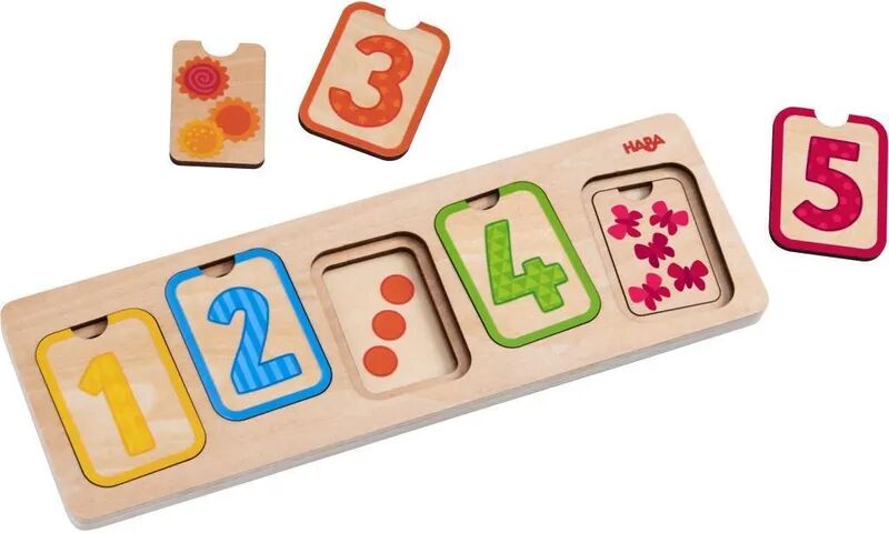 HABA Holzpuzzle ERSTE ZAHLEN 5-teilig