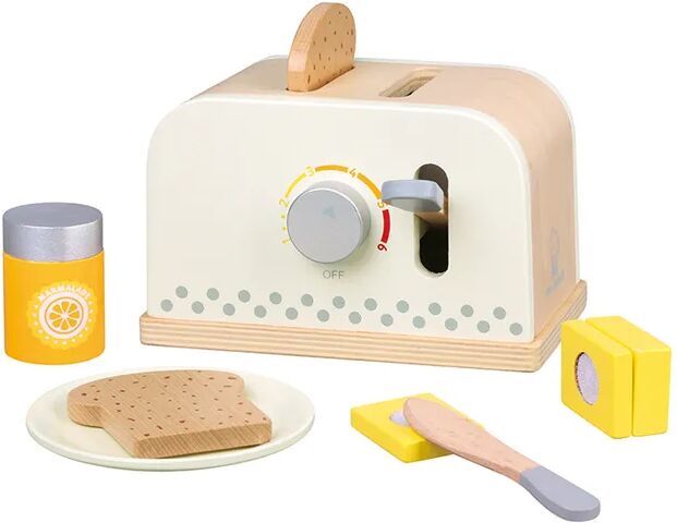 New Classic Toys Spiel-Toaster GUTEN MORGEN 7-teilig in creme