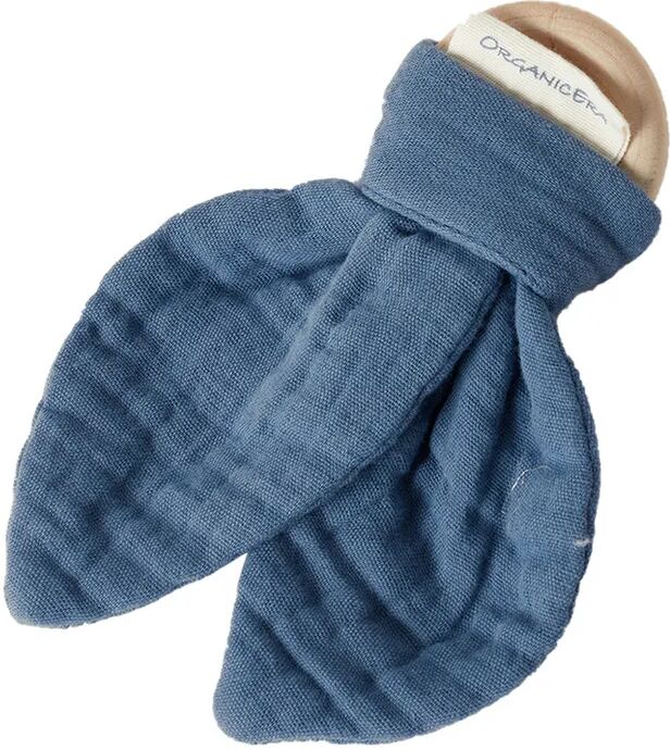 OrganicEra Greifling/Beißring MUSLIN TEETHER in indigo