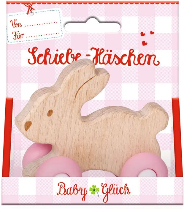 Die Spiegelburg Schiebetier BABY GLÜCK – HÄSCHEN aus Holz