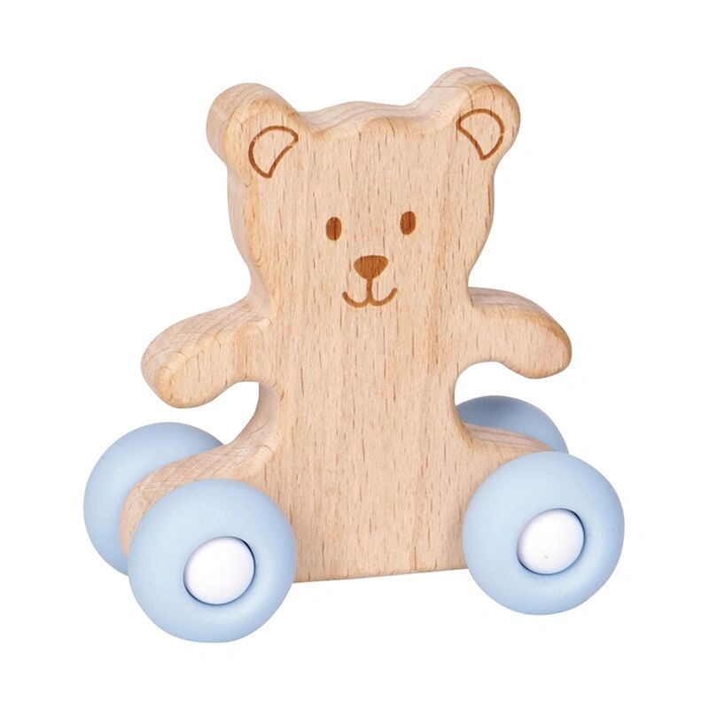 Die Spiegelburg Schiebetier BABY GLÜCK – TEDDY aus Holz