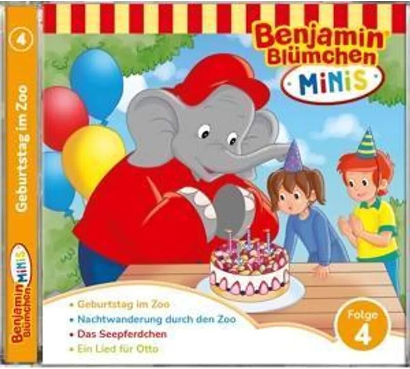 Kiddinx Media Benjamin Blümchen Minis - Geburtstag im Zoo, 1 Audio-CD