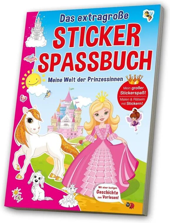 MEDIA Das extragroße Stickerspaßbuch - Meine Welt der Prinzessinnen