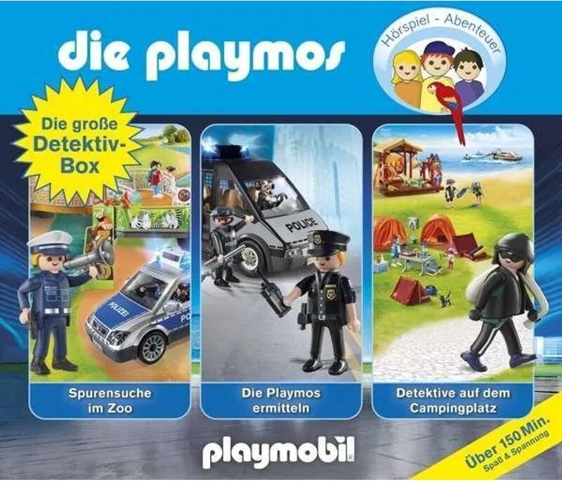 Edel Music & Entertainment CD / DVD Die Playmos - Die große Detektiv-Box, 3 Audio-CD