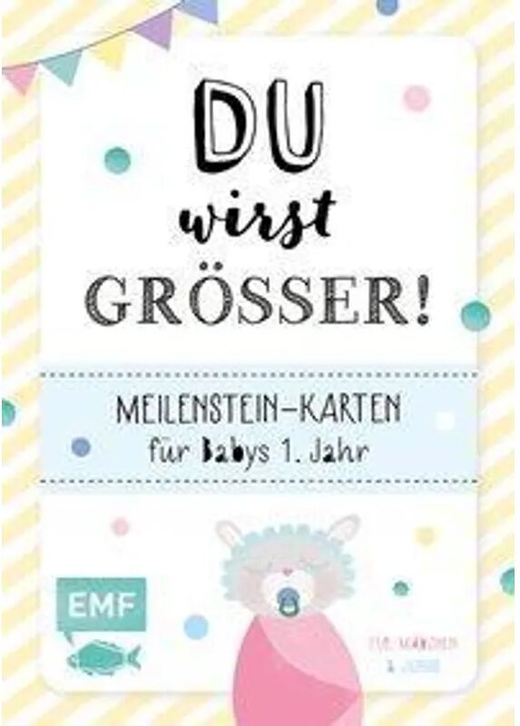 EMF Edition Michael Fischer Du wirst größer! Meilenstein-Karten für Babys 1. Jahr