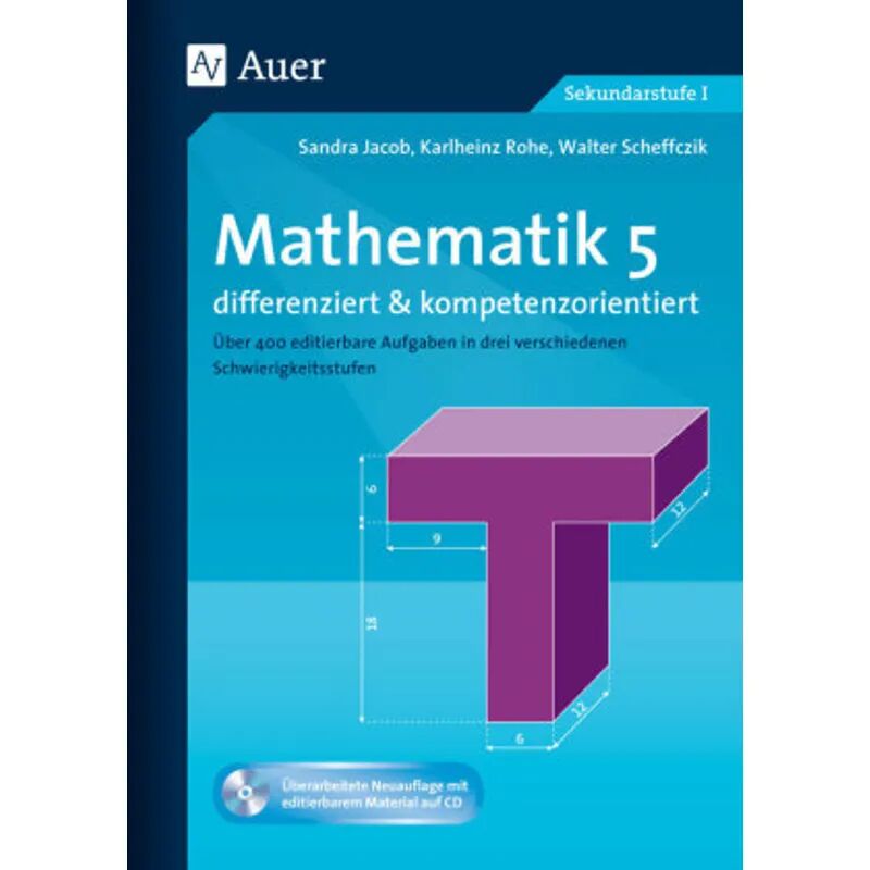 Auer Verlag in der AAP Lehrerwelt GmbH Mathematik 5 differenziert u. kompetenzorientiert, m. 1 CD-ROM