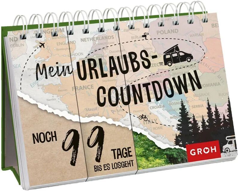 Groh Verlag Mein Urlaubscountdown