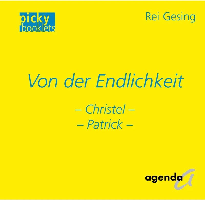 agenda Verlag Von der Endlichkeit