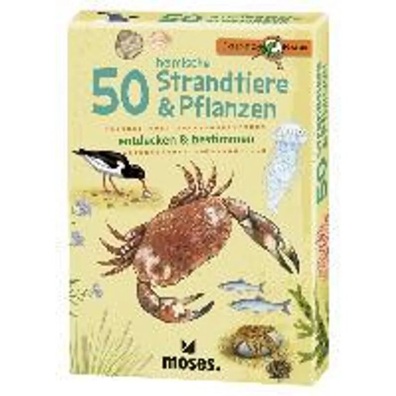 moses Verlag 50 heimische Strandtiere & Pflanzen entdecken & bestimmen
