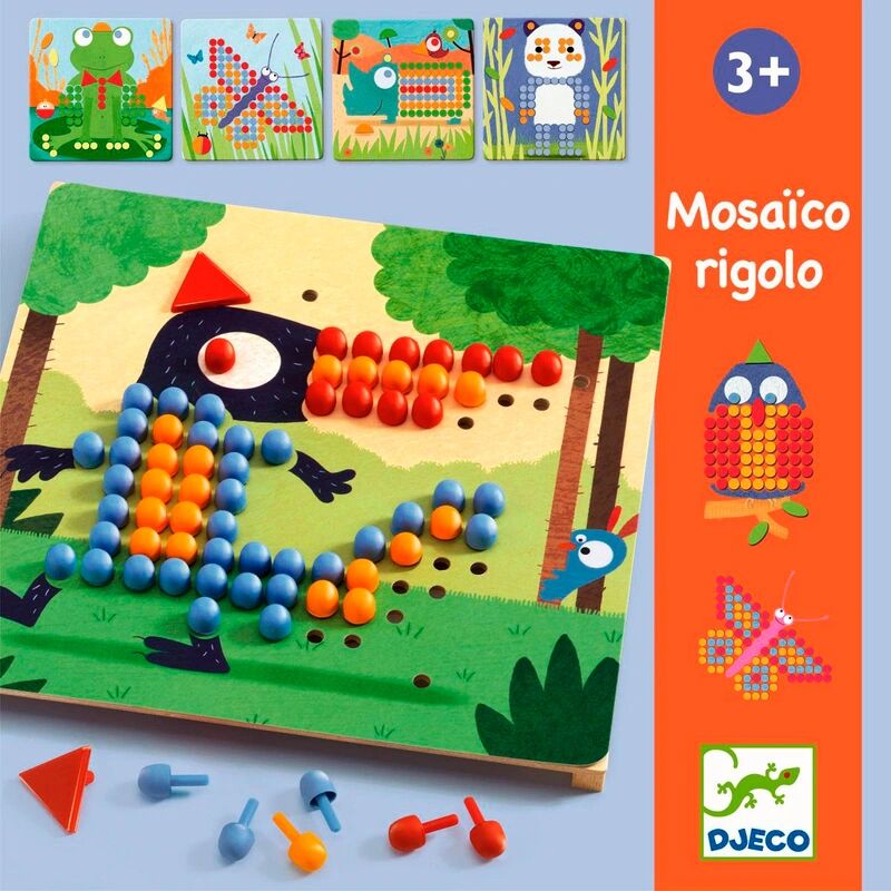 Djeco - Mosaico rigolo  Steckspiel