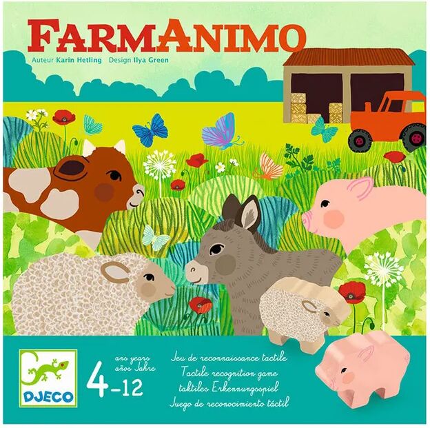 Djeco Gesellschaftsspiel FARM ANIMO in bunt