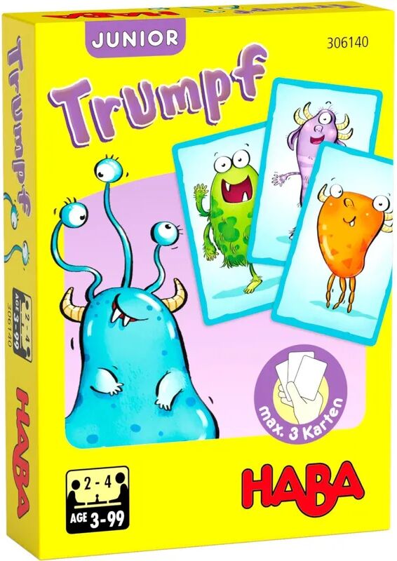 HABA Kartenspiel TRUMPF JUNIOR – MONSTER-ALARM in bunt