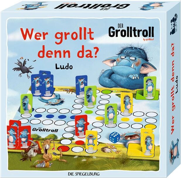 Die Spiegelburg Ludo-Spiel WER GROLLT DENN DA? in bunt