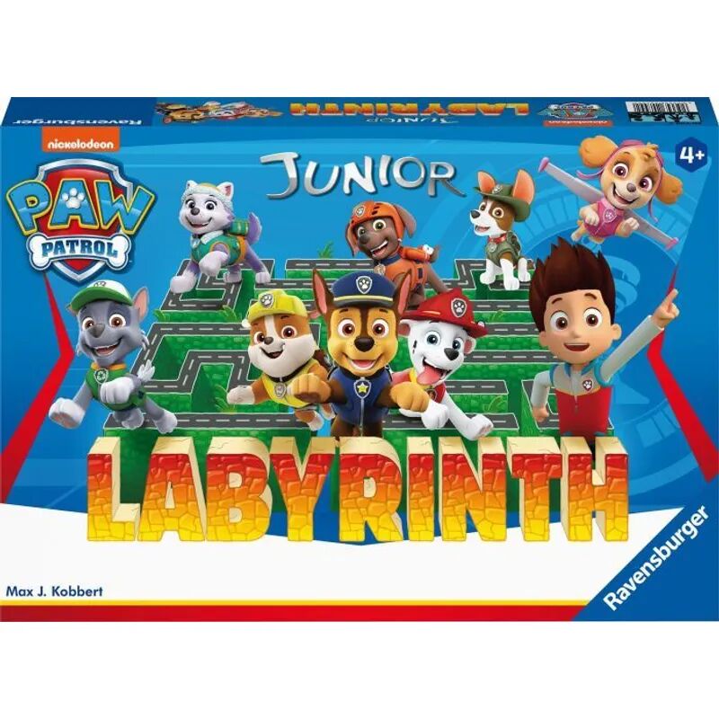 Ravensburger Verlag Paw Patrol Junior Labyrinth, 20799, das bekannte Brettspiel von Ravensburger als