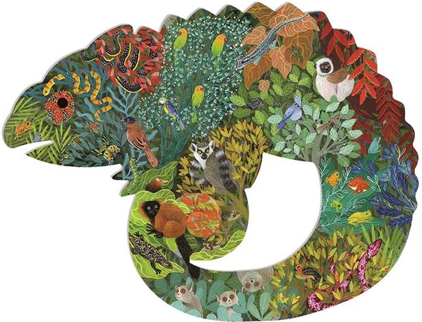 Djeco Puzzle PUZZ‘ART – CHAMELEON 150-teilig