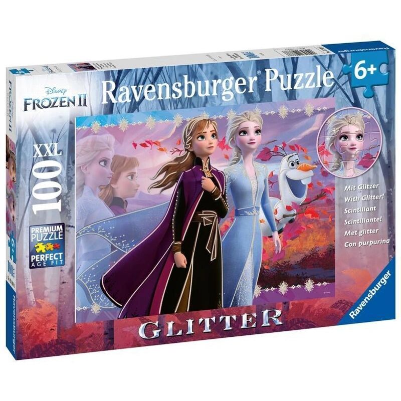 Ravensburger Verlag Ravensburger Kinderpuzzle - 12868 Starke Schwestern - Disney Frozen-Puzzle für K