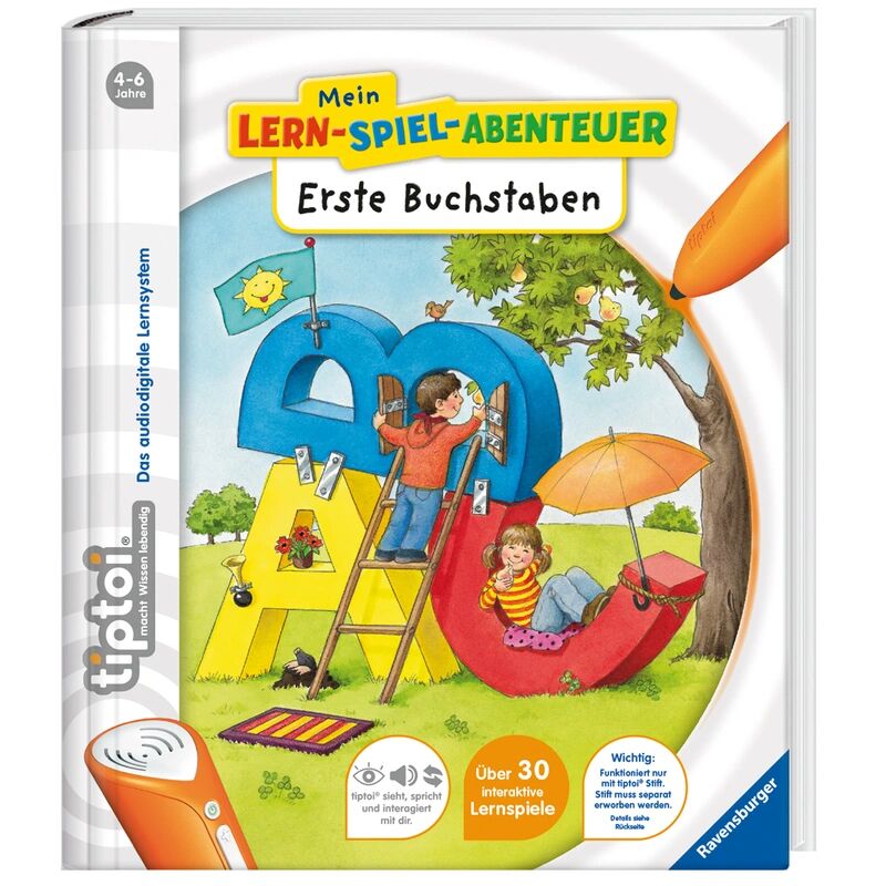 Ravensburger Verlag Ravensburger tiptoi® - Mein Lern-Spiel-Abenteuer (Thema: Erste Buchstaben)