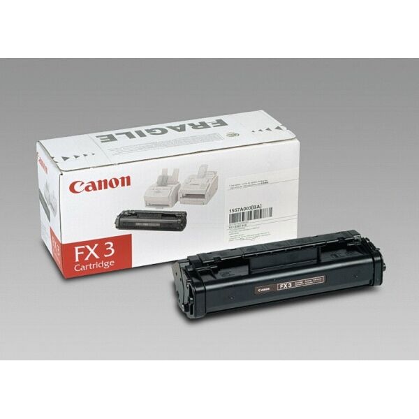 Canon Original Canon FX-3 / 1557 A 003 Toner schwarz, 2.700 Seiten, 2,85 Rp pro Seite - ersetzt Canon FX3 / 1557A003 Tonerkartusche