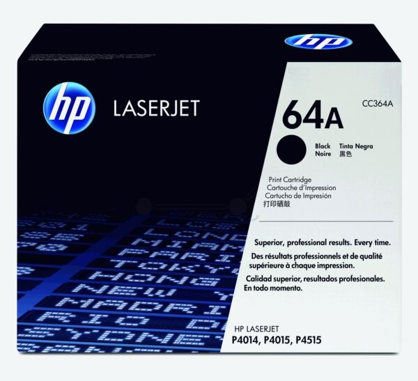 HP Original HP LaserJet P 4515 Toner (64A / CC 364 A) schwarz, 10.000 Seiten, 1,72 Rp pro Seite