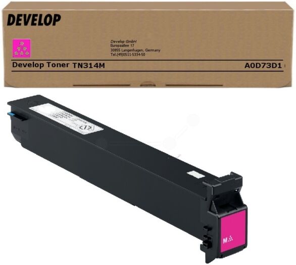 Develop Original Develop Ineo + 353 P Toner (TN-314 M / A0D73D1) magenta, 17.000 Seiten, 0,42 Rp pro Seite