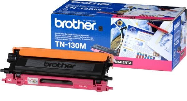 Brother Original Brother HL-4070 CDW Toner (TN-130 M) magenta, 1.500 Seiten, 5,39 Rp pro Seite - ersetzt Tonerkartusche TN130M für Brother HL-4070CDW