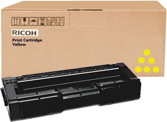 Ricoh Kompatibel zu Lanier SP C 230 Series Toner (TYPE SPC 310 HE / 406351) gelb, 2.500 Seiten, 3,62 Rp pro Seite von Ricoh