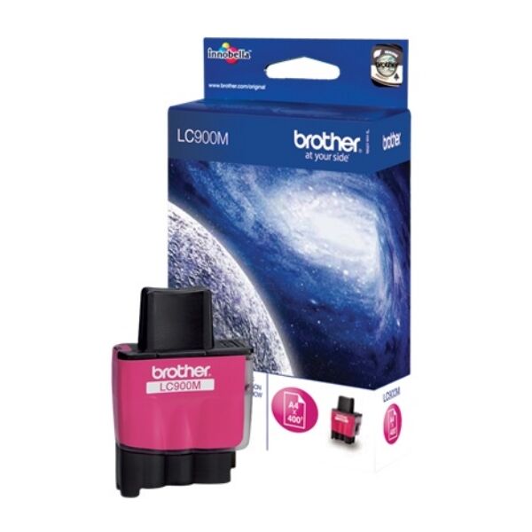 Brother Original Brother MFC-615 CL Tintenpatrone (LC-900 M) magenta, 400 Seiten, 3,28 Rp pro Seite, Inhalt: 11 ml