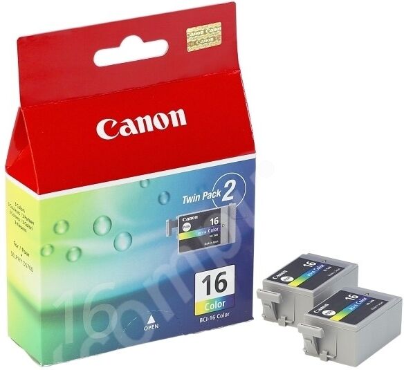 Canon Original Canon Selphy DS 700 Tintenpatrone (BCI-16 C / 9818 A 002) farbe Multipack (2 St.), 100 Seiten, 24,05 Rp pro Seite, Inhalt: 2 ml