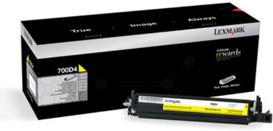 Lexmark Original Lexmark CX 510 de Entwicklereinheit (700D4 / 70C0D40) gelb, 40.000 Seiten, 0,14 Rp pro Seite